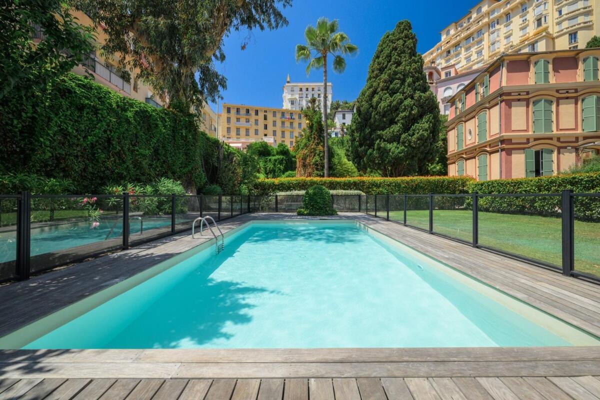 Le Coq Wagner - Parking - Air Conditioning - Pool Apartment Ментона Екстериор снимка