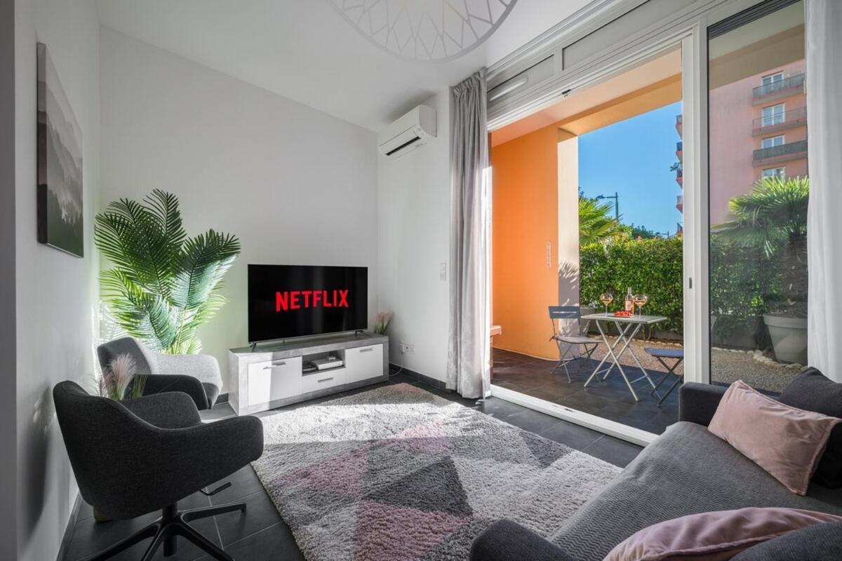 Le Coq Wagner - Parking - Air Conditioning - Pool Apartment Ментона Екстериор снимка